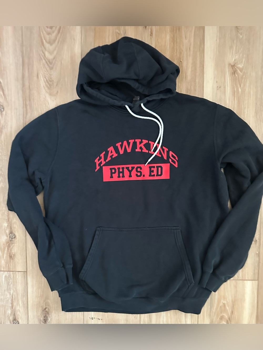 Nike “ Stranger Things Hawkins Phys Ed” Hoodie L
